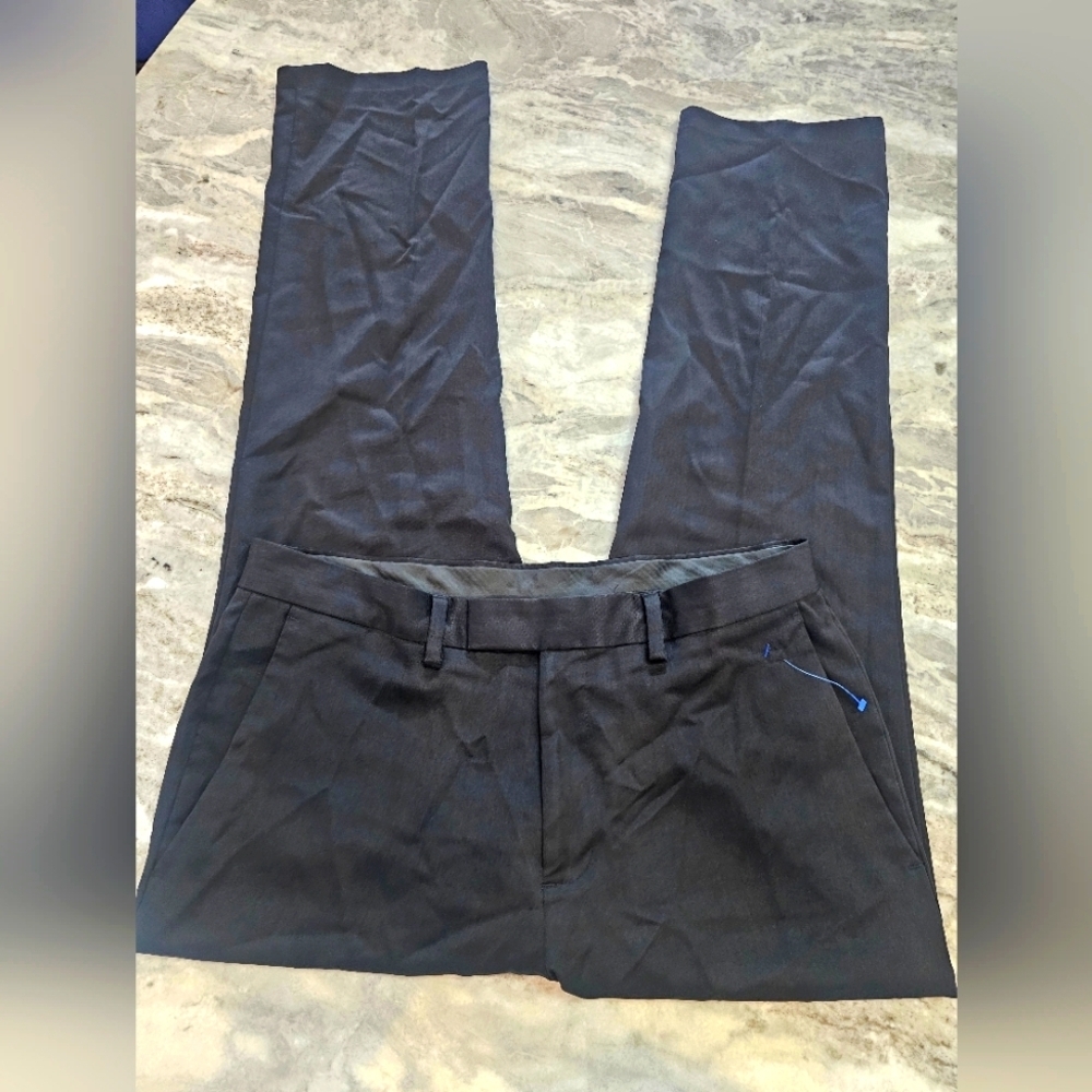 Kenneth Cole Reaction Men's Black Dress Pants Size 33x30